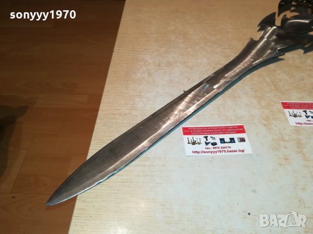 *огромен футуристичен меч-88см-внос германия 1302221712, снимка 12 - Антикварни и старинни предмети - 35775491