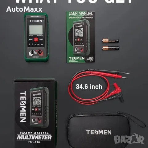 Smart Мултиметер Tesmen, снимка 6 - Други инструменти - 48730198