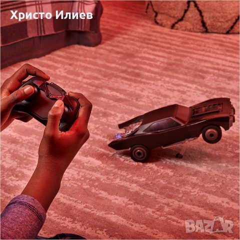Батман Батмобил с дистанционно управление с турбо ускорение Batman, снимка 7 - Коли, камиони, мотори, писти - 39361860