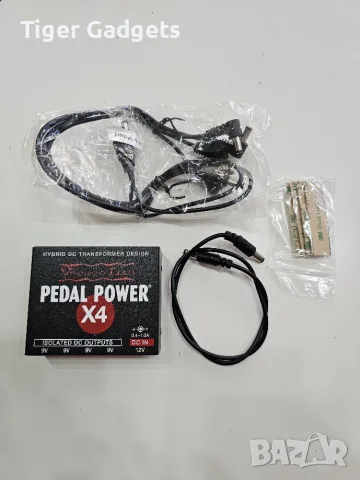 Voodoo Lab Pedal Power X4 Expander Kit – разширител за захранване на педалборд,4×9V изолирани изхода, снимка 2 - Друга електроника - 56119775