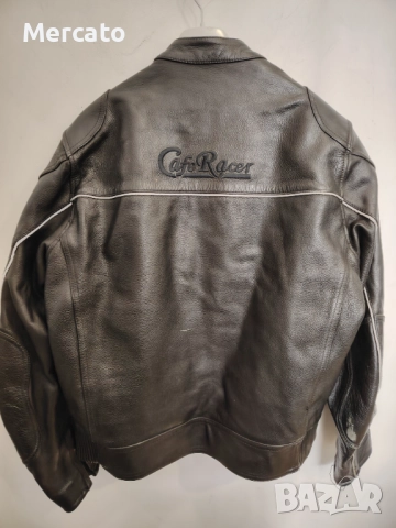 Кожено мото  яке стил "Cafe Racer" , снимка 11 - Аксесоари и консумативи - 52322705