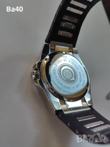 Швейцарски Cyma Ice Aquamare Star Professional Diver, 200m сапфир 43mm, снимка 9 - Мъжки - 51474433