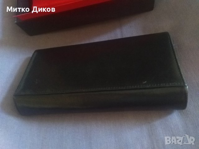 Pierre Cardin марков  портфейл чисто нов естествена кожа в кутия 185х110мм, снимка 4 - Портфейли, портмонета - 39245838