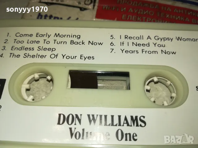 DON WILLIAMS-ORIGINAL TAPE 2212241014, снимка 8 - Аудио касети - 48431076