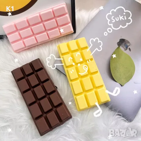 Шоколад Скуиши, Squishy Chocolate 4 цвята , снимка 2 - Други - 55877238