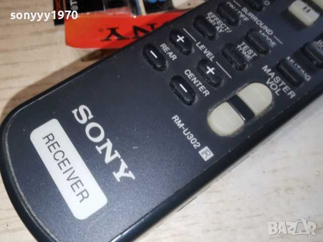 SONY RM-U302 RECEIVER REMOTE-ВНОС SWISS 1512251043, снимка 11 - Ресийвъри, усилватели, смесителни пултове - 52798500