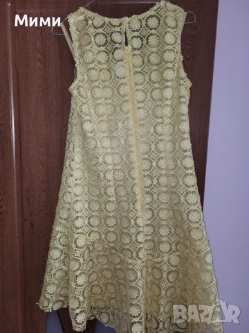 Жълта рокля Lucy, снимка 5 - Рокли - 41779944