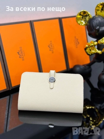 Hermes Дамско Портмоне Естествена Кожа Хермес - Налични Различни Цветове Код E923, снимка 4 - Портфейли, портмонета - 51940227