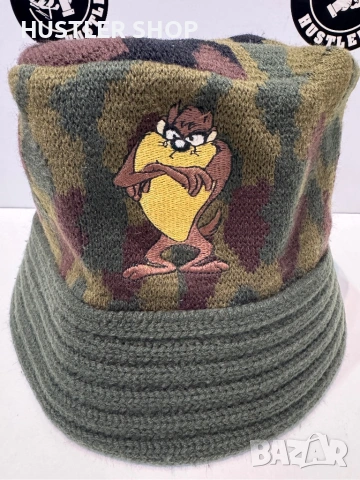 Мъжка зимна букет шапка VINTAGE LOONEY TUNES TAZ. Размер S, снимка 4 - Шапки - 53091224