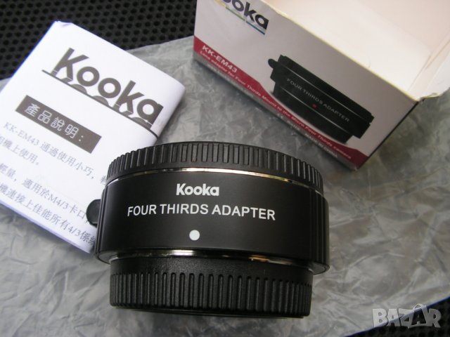 Адаптер за обективи 4/3 към mikro 4/3 за Olympus, Panasonic Lumix DC-GX9 .., снимка 9 - Чанти, стативи, аксесоари - 40979123