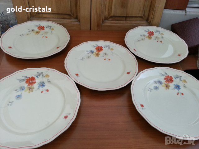 порцелан Чехословакия чинии , снимка 2 - Антикварни и старинни предмети - 35849111