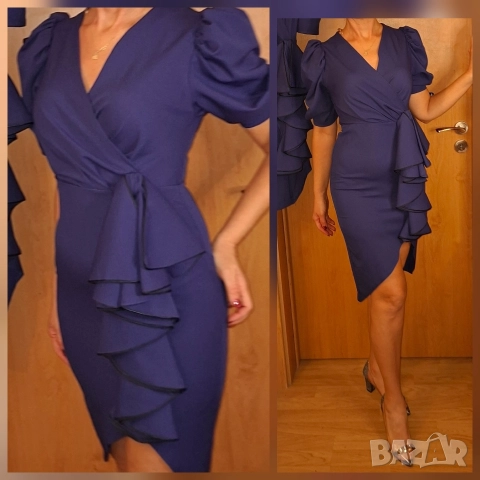 Официална синя рокля Fervente Istanbul , снимка 6 - Рокли - 38063716