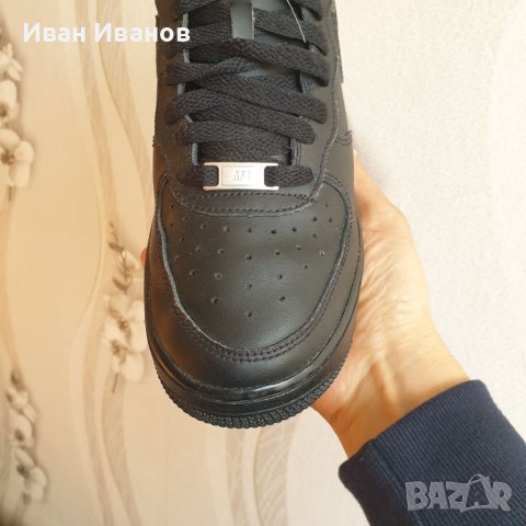 оригинални  кецове  (маратонки ) NIKE AIR FORCE 1 MID (GS)  номер 38-38,5, снимка 13 - Кецове - 38429752