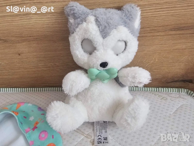 Интерактивно бебе куче IMC Toys Baby Paws - Хъски , снимка 2 - Плюшени играчки - 53436718