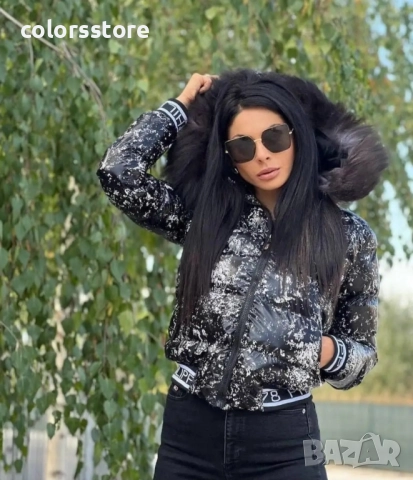 Дамско зимно яке Pfilipp Plein/IM319x, снимка 3 - Якета - 51561143