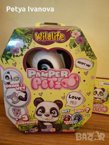 Нова раница и играчка с Панда, снимка 3 - Други - 52434580