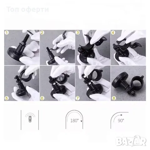 Топка за волан на мпс PG164 - Черна, снимка 4 - Аксесоари и консумативи - 48687696