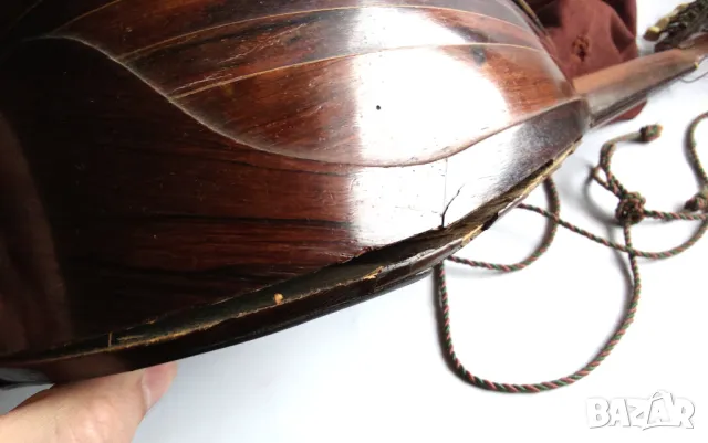 фин античен 8-струнен КОМПАНИЯ ROSARIO PORTO bowlback MANDOLIN Италия CATANIA, снимка 6 - Струнни инструменти - 48446550