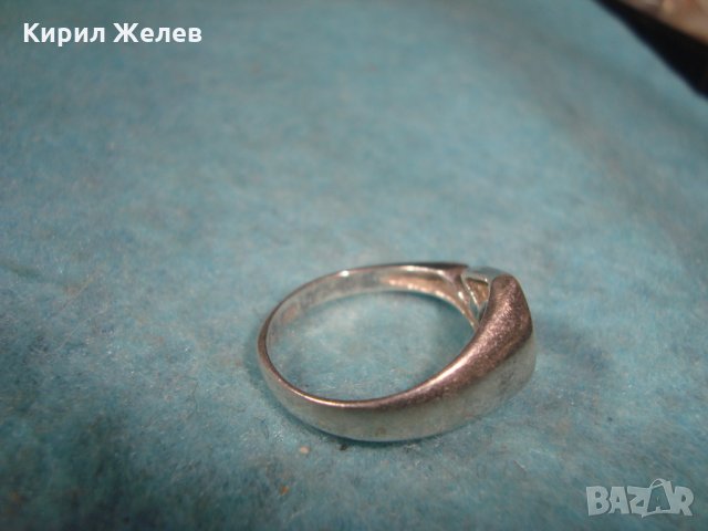 СТАР СРЕБЪРЕН АРТ ДЕКО СТИЛ ПРЪСТЕН СРЕБРО 925 МАЙСТОРСКА ИЗРАБОТКА 25682, снимка 9 - Пръстени - 35883990