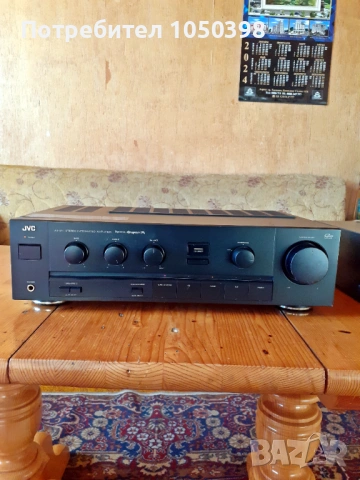 Прекрасен усиловател JVC AX-311 BK Dynamic SUPER A- Японска мощна машина., снимка 2 - Ресийвъри, усилватели, смесителни пултове - 53045702