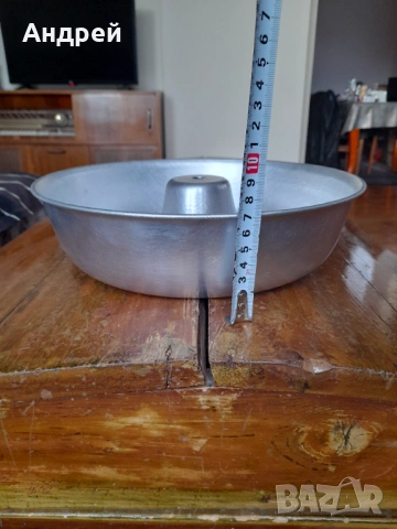 Стара алуминиева форма за кекс #10, снимка 5 - Други ценни предмети - 53539214