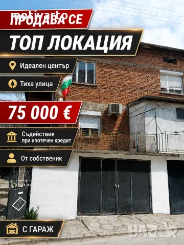 от СОБСТВЕНИК Къща с гараж и двор