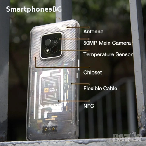 AGM X6 Phantom 5G 16GB RAM 128GB ROM Ultra Slim с IP68/IP69K MIL-STD-810G защита, снимка 5 - Други - 53771856