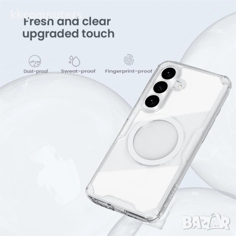 NILLKIN Nature Pro Магнитен Калъф за Samsung S26 - TPU+PC, Прозрачен, Повдигнати ръбове, снимка 14 - Калъфи, кейсове - 53854527