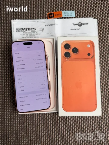 24м ГАРАНЦИЯ ❗️256Gb⚠️iPhone 17 Pro Max Лизинг от 42€/мес Orange❗️КАТО НОВ❗️ с опция на изплащане, снимка 10 - Apple iPhone - 55810928