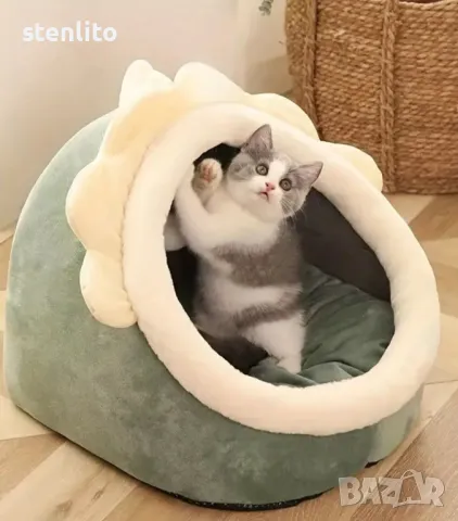 Плюшена къща за домашни любимци
