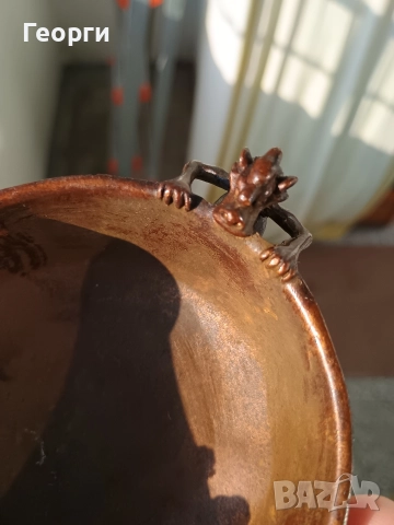 Бронзова купичка-6, снимка 3 - Антикварни и старинни предмети - 52636096