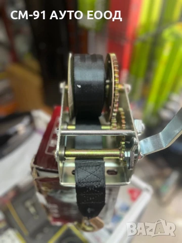 Ръчна лебедка с колан 2500LBS 1130kg, снимка 2 - Други инструменти - 50939202