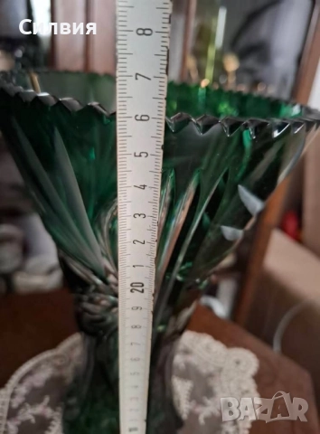 Кристална ваза , снимка 10 - Вази - 52410112