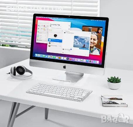 Bluetooth клавиатура OMOTON KB066 за Mac и др., компактна безжична клавиатура, цвят: сребристо/бяло , снимка 4 - Клавиатури и мишки - 56108890