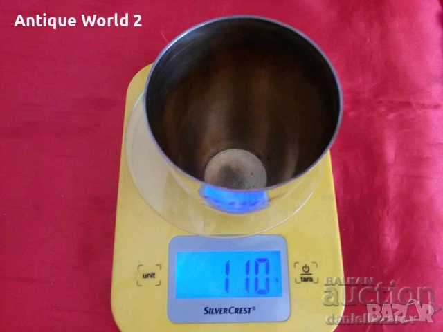 Стара Посребрена Наградна Чаша, снимка 4 - Антикварни и старинни предмети - 53291121