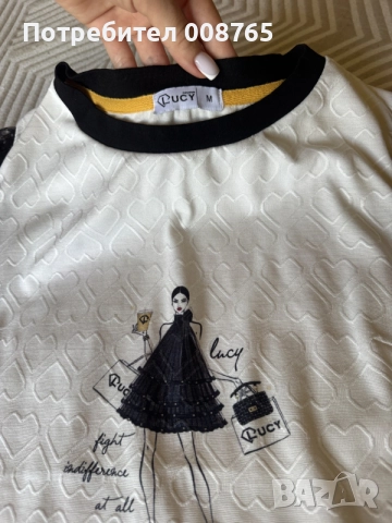 Дамска тениска LUCY FASHION, снимка 5 - Тениски - 55830648