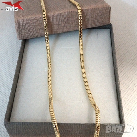 Синджир с 14К златно покритие 254575, снимка 2 - Колиета, медальони, синджири - 53040398