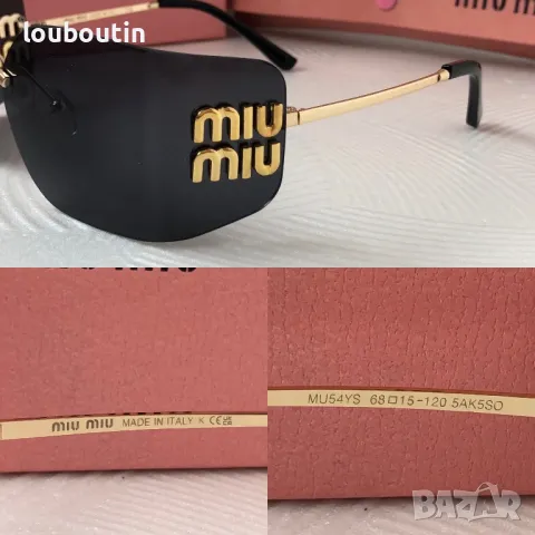 Miu 2025 дамски слънчеви очила 2 цвята, снимка 3 - Слънчеви и диоптрични очила - 49702246