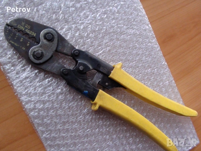 KLAUKE K25 für DIN 46234 - MADE IN GERMANY - PROFI DIN Пресоващи Клещи за кабелни обувки 0,75-16 mm²