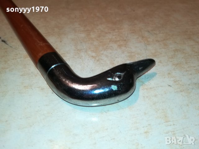 поръчан-АРИСТОКРАТИЧЕН БАСТУН С ЛЕБЕД/ПАТИЦА 3010212001, снимка 12 - Антикварни и старинни предмети - 34635131