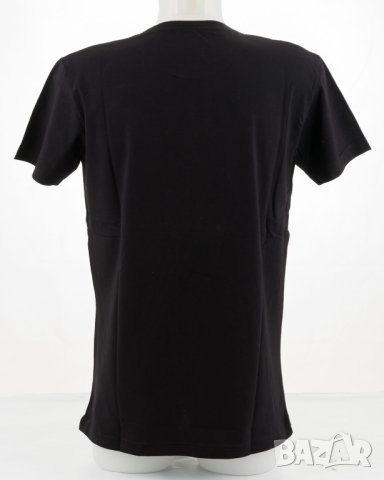 Мъжка тениска в черно с надписи марка Akito Tanaka - L, снимка 2 - Тениски - 42536855