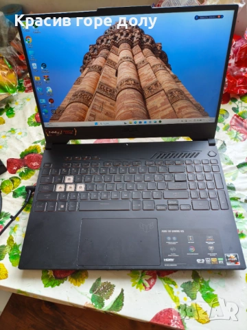 ASUS TUF A15 FA 507 RE GAMING лаптоп за игри като нов