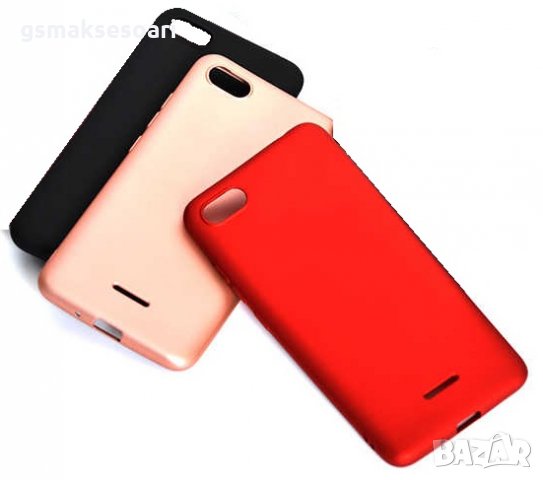Xiaomi Redmi 6A - Силиконов Кейс Гръб MATT, снимка 1 - Калъфи, кейсове - 34003715