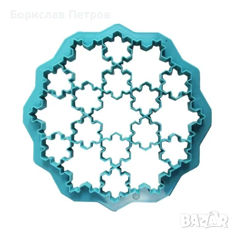 Силиконова форма за сладки и бисквити - сърца, снежинки или животинки, снимка 5 - Форми - 56192356