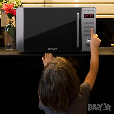 Микровълнова Фурна Cecotec ProClean 5010 Inox 20L 700W Неръждаема Стомана, снимка 4 - Микровълнови - 42445092