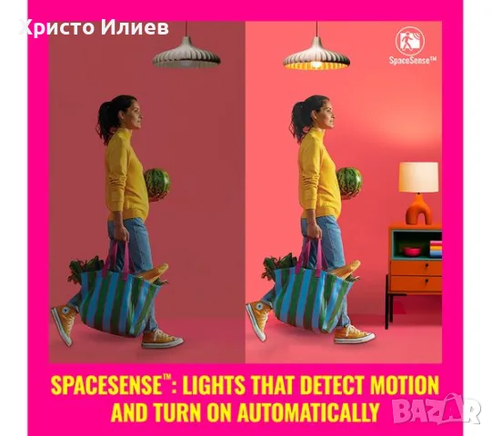 LED настолна смарт лампа Wiz Hero full color RGB WiFi осветление 2200-6500K димируема, снимка 9 - Настолни лампи - 56093298