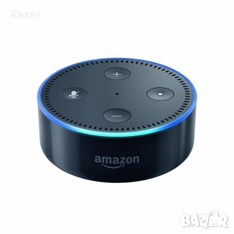 Преносима смарт тонколона Amazon Echo Dot 2, гласов асистент!, снимка 2 - Тонколони - 52877268