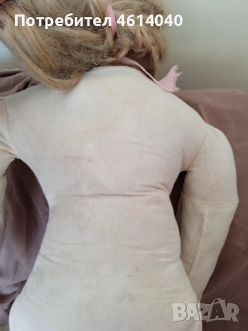 Кукла старинна 65 см порцеланова + дрехи, снимка 6 - Колекции - 52590244