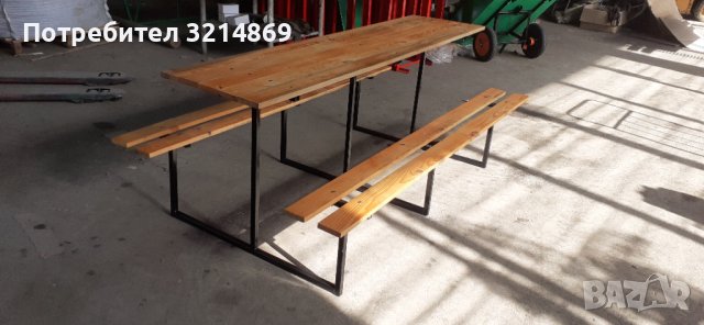 Промоция Пейка с маса беседка, снимка 2 - Градински мебели, декорация  - 42368878