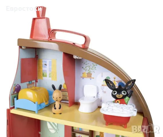 Игрален комплект Giochi Preziosi Bing - La Grande Casa di Bing, с  голяма къща с 3 стаи, снимка 4 - Образователни игри - 47325197